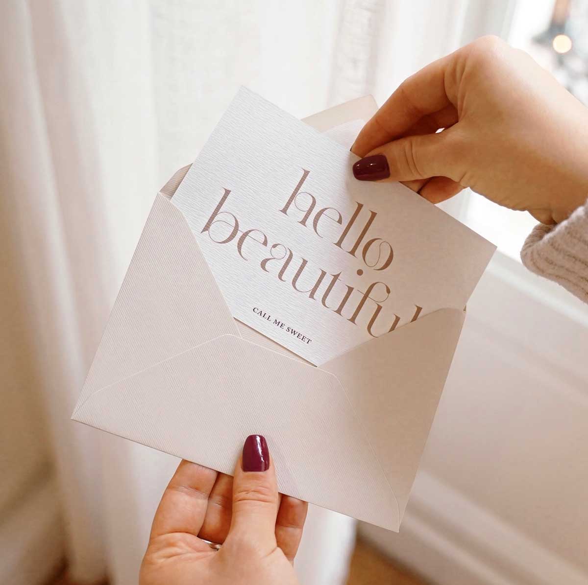 Carte cadeau prestation - Call Me Sweet