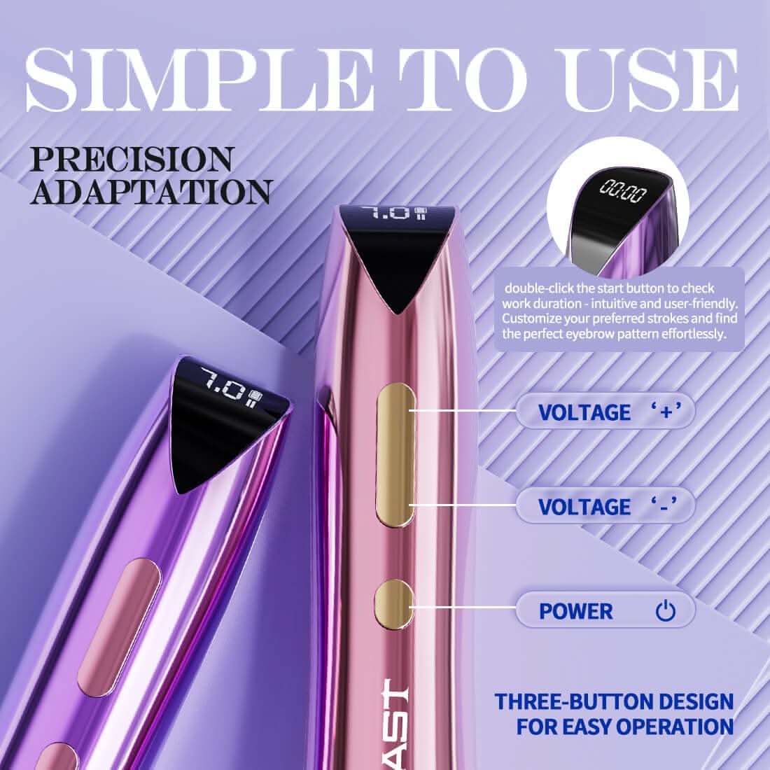 Dermographe de Maquillage permanent sans Fil Mast P60