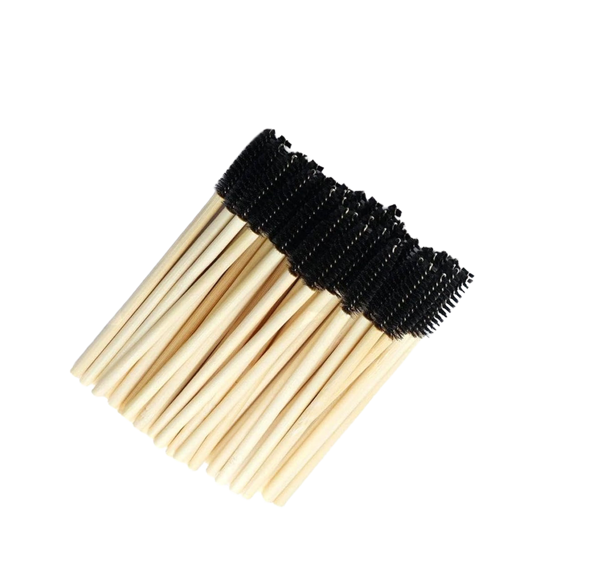 Brosse à cils en bambou manche 50pcs
